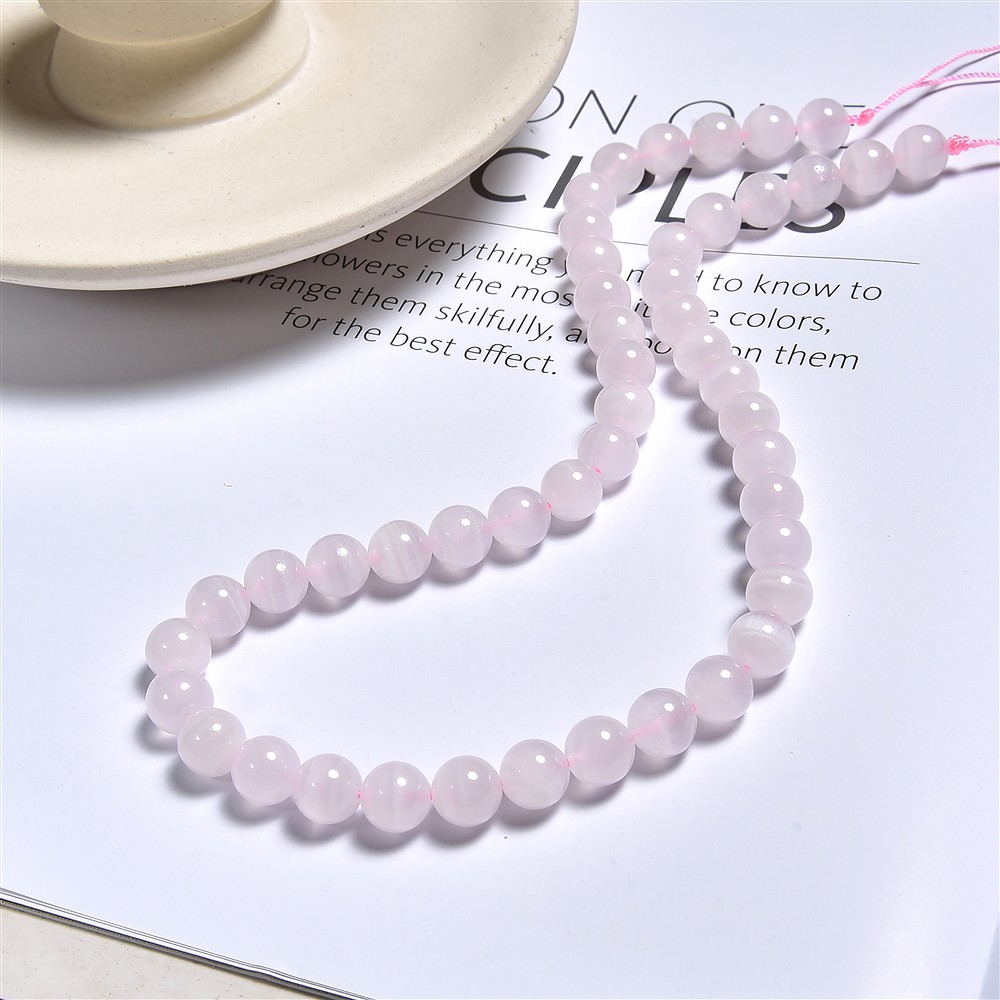 Strang Kugeln, Calcit (Manganocalcit), 08mm | Edelsteine, Heilsteine & Schmuck