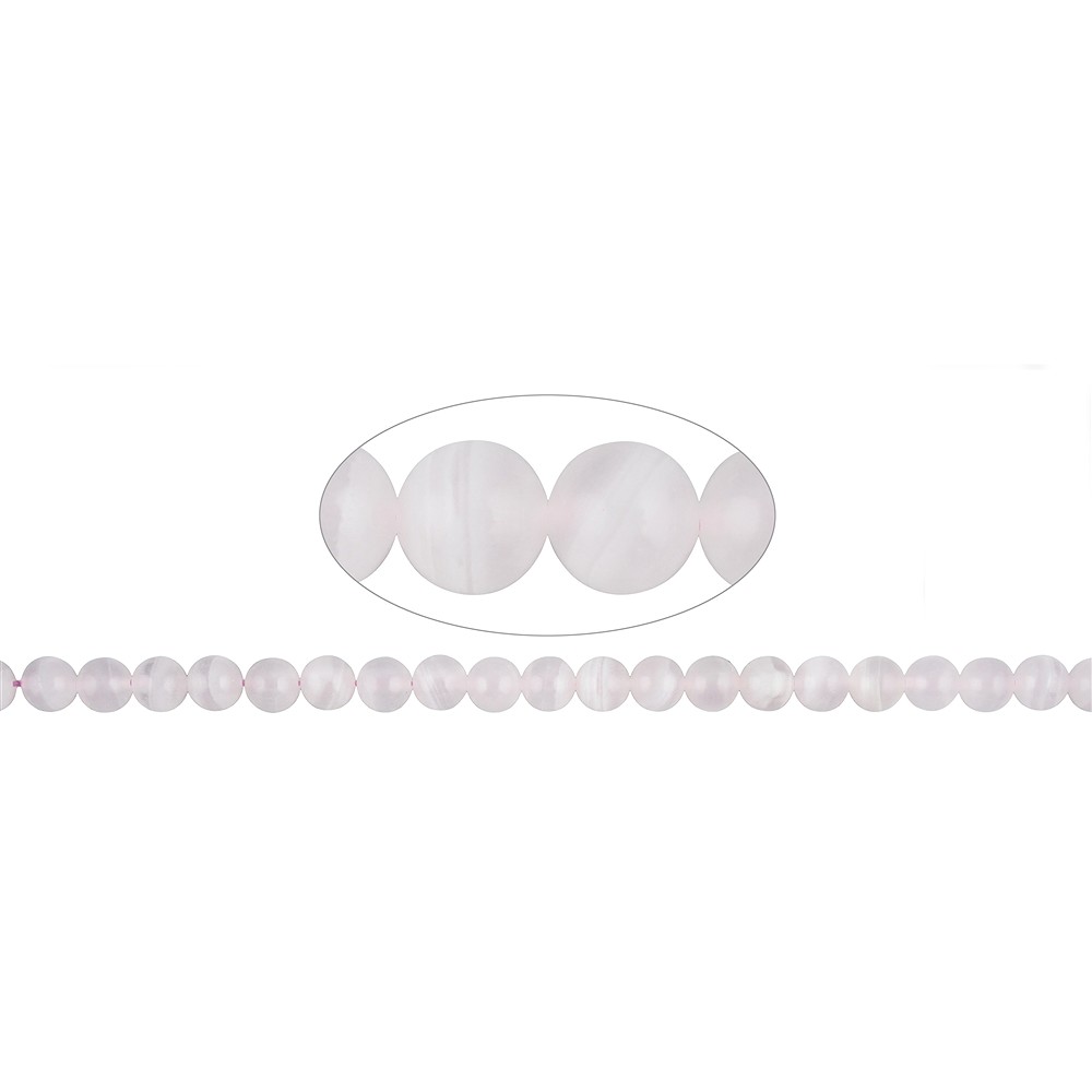 Strang Kugeln, Calcit (Manganocalcit), 08mm | Edelsteine, Heilsteine & Schmuck