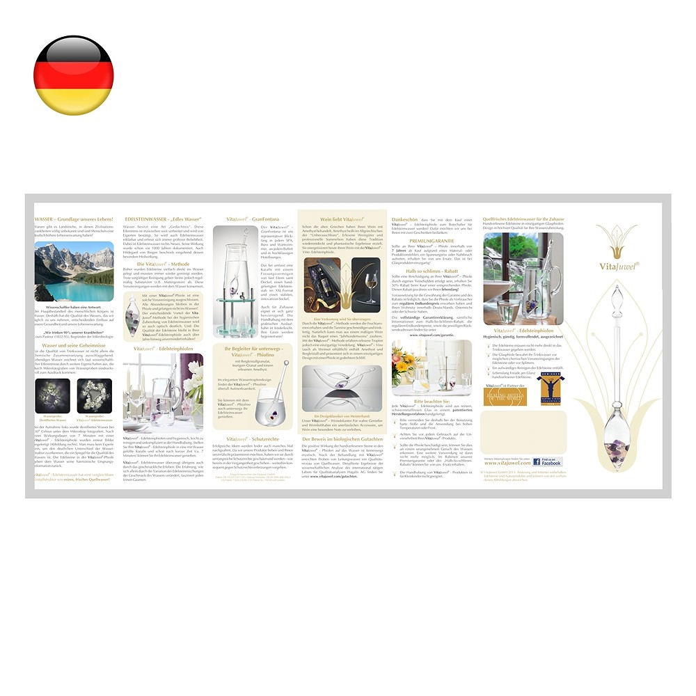 Dépliant "VitaJuwel" (50 pcs/Unité) | Marco Schreier
