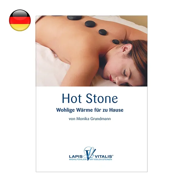 Hot Stone Home" booklet (German) | wholesaler gems, healing stones & jewelry