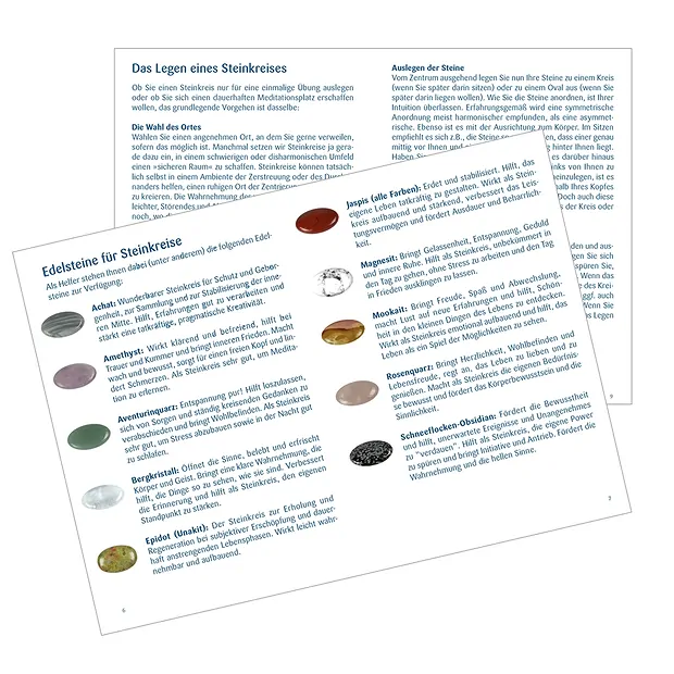 Booklet "Stone circles made of gemstones" (German) | Marco Schreier