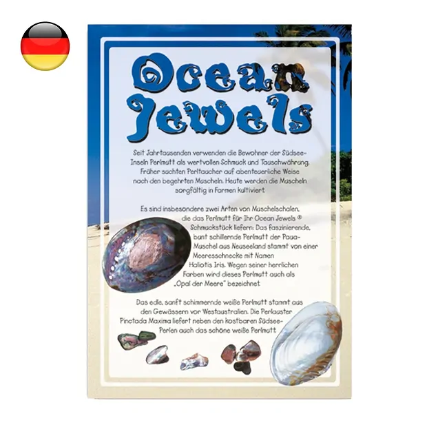 Poster "Gioielli dell'oceano", A4 (tedesco) | grossista gemme e pietre curative