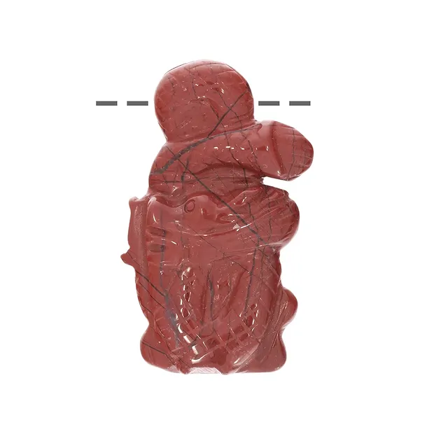 Jaspe dragón (rojo) perforado, 5,0cm | Marco Schreier