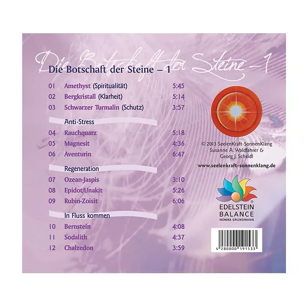 Waldfahrer, Susanne & Scheidl, Georg: "The Message of the Stones 1" (CD) | Marco Schreier