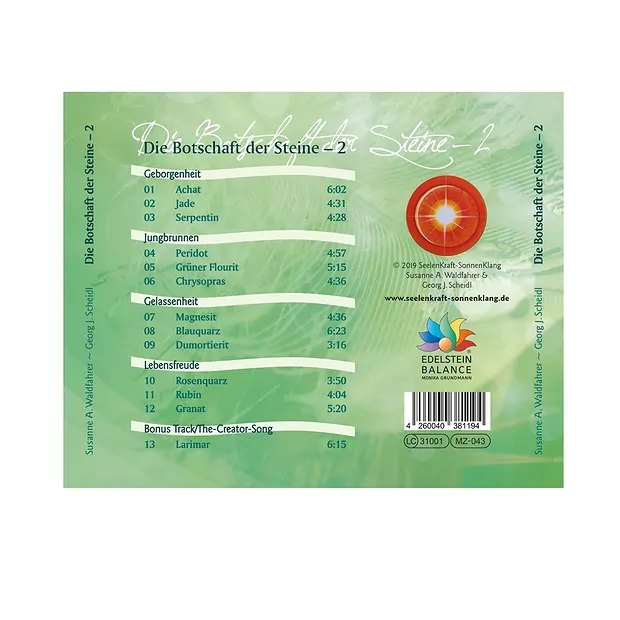 Waldfahrer, Susanne & Scheidl, Georg: "Il messaggio delle pietre 2" (CD) | Marco Schreier
