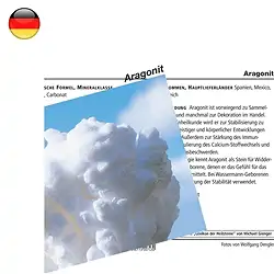 1502302000 Mineralienkarte Aragonit  (VE mit 10 Stück) | Edelsteine, Heilsteine & Schmuck