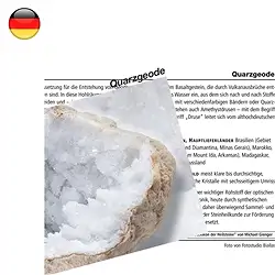 1503502001 Mineral Card Quartz Geode (PU with 10 pieces) | gems, healing stones & jewelry