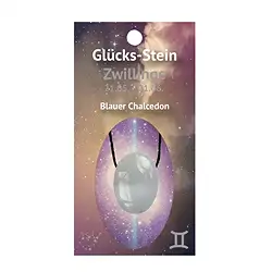 1504503005 Lucky stone with band on astro card Gemini/Chalcedony | Marco Schreier