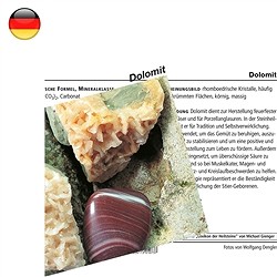 1506402000 Carte minéralogique Dolomite (UC de 10 pièces) | Marco Schreier