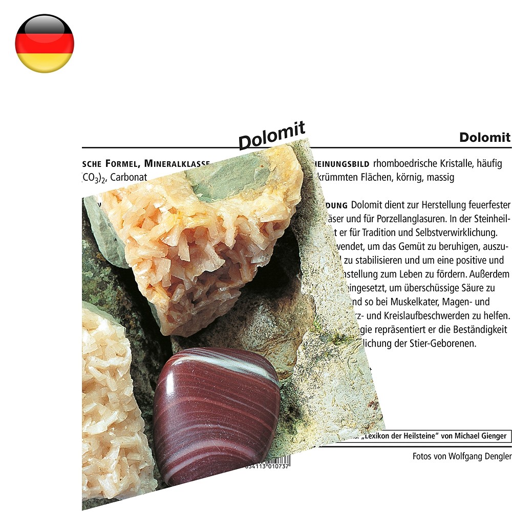 Carta minerale dolomite (UC con 10 pezzi) | grossista gemme e pietre curative