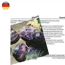 1507202000 Carta minerale fluorite (UC con 10 pezzi) | grossista gemme e pietre curative