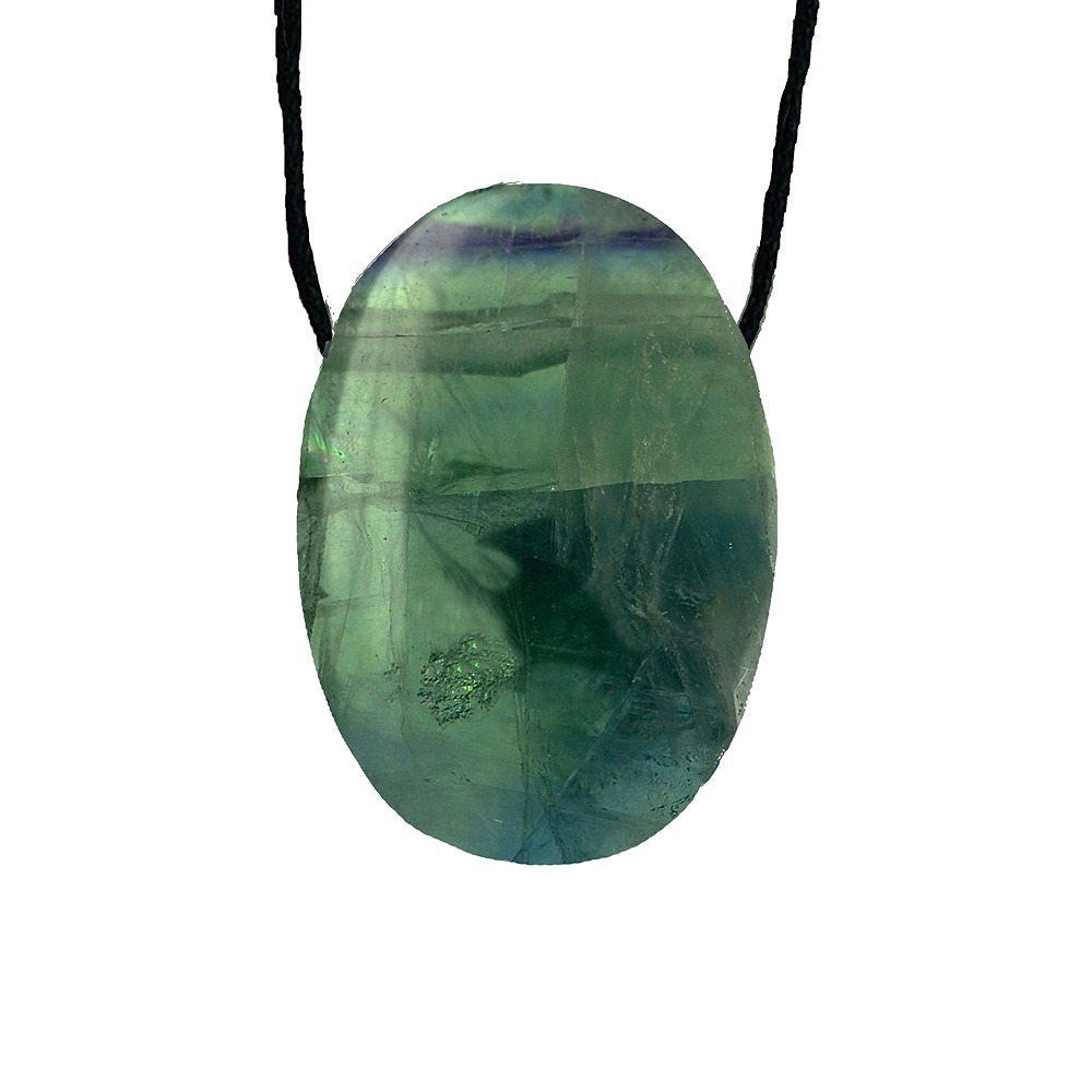 Pierre de la chance avec cordon sur carte astrologique Verseau/Florite | Marco Schreier