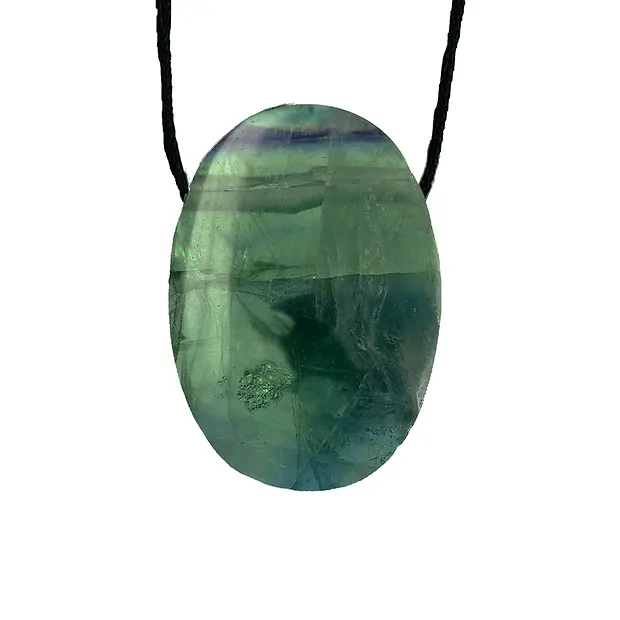 Pietra portafortuna con fascia sull'astrocarta Aquario/Fluorite | Marco Schreier