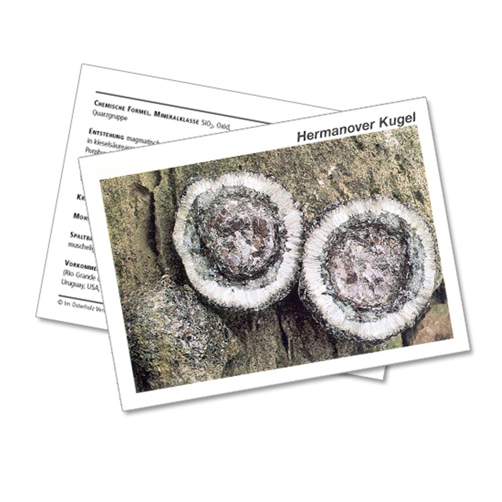 Carte minéralogique Sphère d'Hermanover (Phlogopite- Anthophyllite) (UC de 10 pièces)  | Marco Schreier