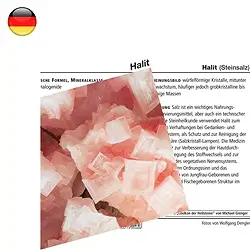 1508402000 Mineralienkarte Halit/Steinsalz (VE mit 10 Stück) | Marco Schreier