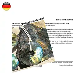 1510302000 Tarjeta mineral Labradorita (oscura)) (PU con 10 piezas) | Marco Schreier