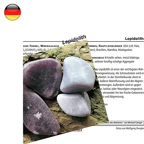 Carte minéralogique Lépidolite (UC de 10 pièces) | Marco Schreier