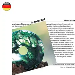 1511402000 Carte minéralogique Agate mousse (UC de 10 pièces) | Marco Schreier