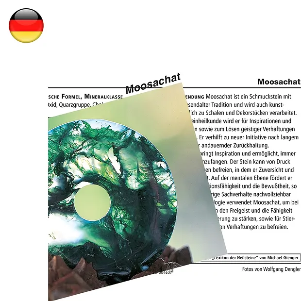 Carte minéralogique Agate mousse (UC de 10 pièces) | Marco Schreier