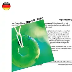 1511602000 Mineralienkarte Nephrit  (VE mit 10 Stück) | Edelsteine, Heilsteine & Schmuck