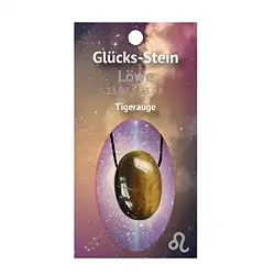 1515303005 Lucky stone with ribbon on astro card Leo/Tiger's Eye | Marco Schreier