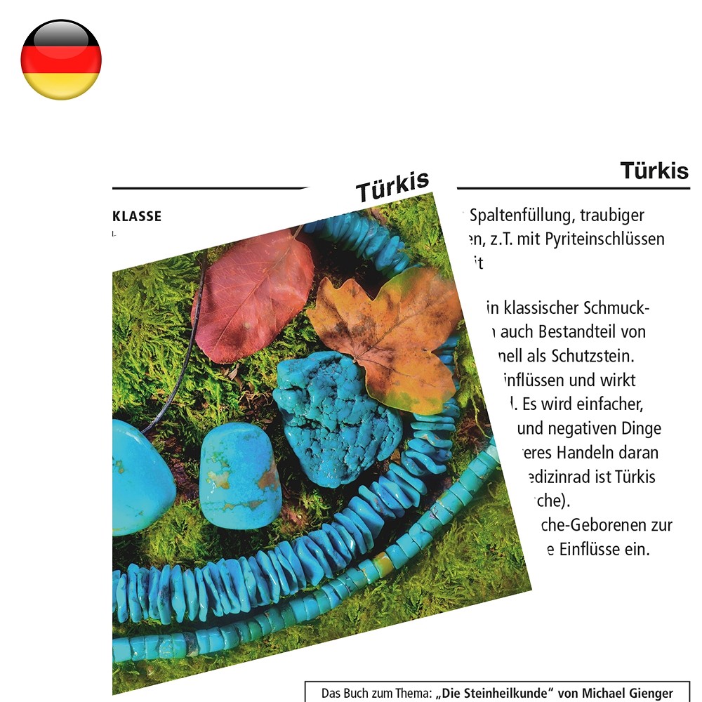 Tarjeta mineral Turquesa (PU con 10 piezas) | Marco Schreier