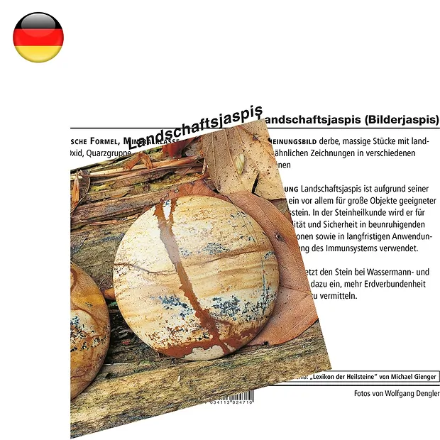 Mineralienkarte Jaspis (Landschaftsjaspis) (VE mit 10 Stück) | Marco Schreier