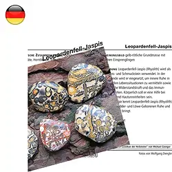 1516702000 Mineralienkarte Leopardenfelljaspis  (VE mit 10 Stück) | Marco Schreier