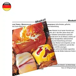 1518602000 Mineralienkarte Mookait  (VE mit 10 Stück) | Edelsteine, Heilsteine & Schmuck