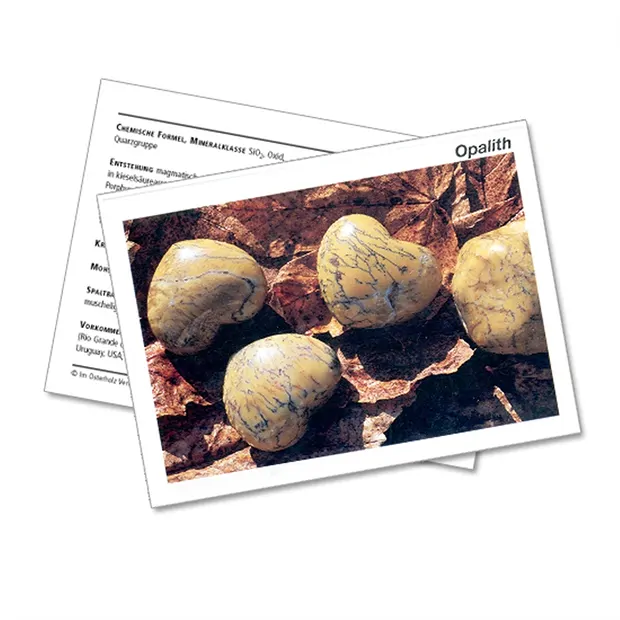 Mineralienkarte Opalith (VE mit 10 Stück) | Edelsteine, Heilsteine & Schmuck