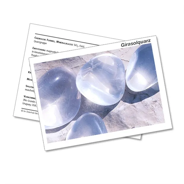 Tarjeta mineral cuarzo girasol (PU con 10 piezas) | Marco Schreier