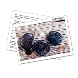 1524602000 Carta minerale Antofillite (UC 10 pezzi) | grossista gemme e pietre curative