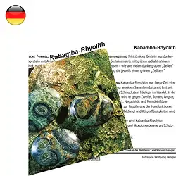 1525402000 Carte minéralogique Kabamba-Rhyolite (UC de 10 pièces) | Marco Schreier