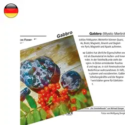 1535602000 Carta minerale Gabbro (Mystic Merlinite) (UC con 10 pezzi) | Marco Schreier