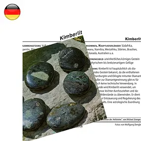 Carta minerale Kimberlite (UC con 10 pezzi) | grossista gemme e pietre curative