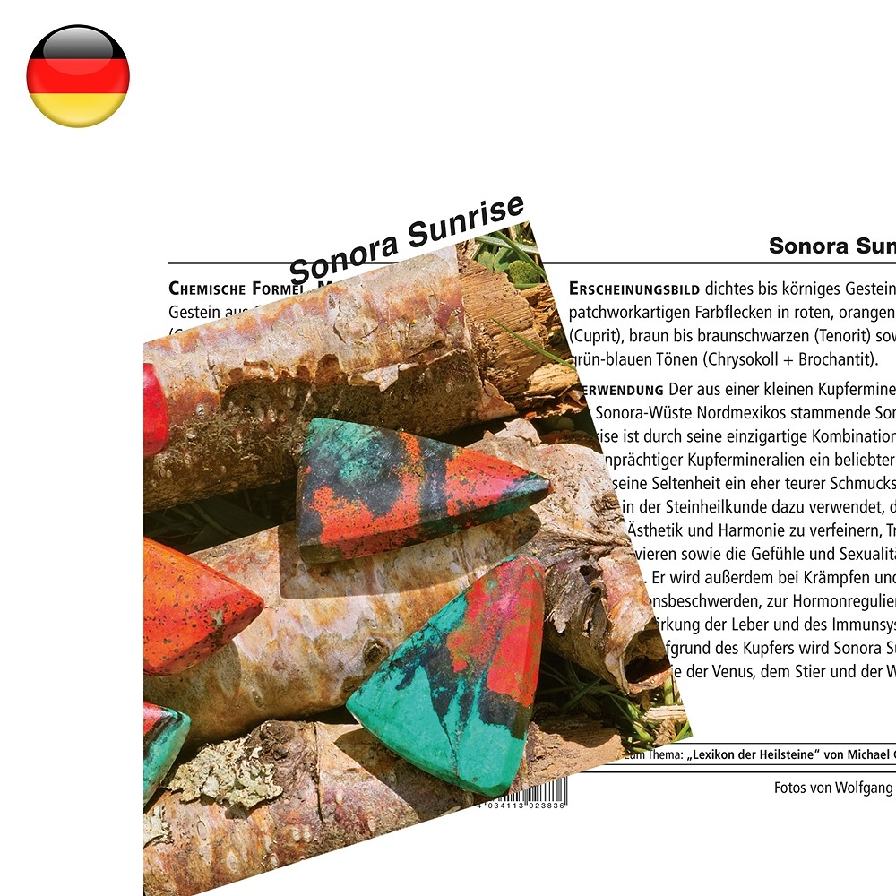 Tarjeta mineral Sonora Sunrise (PU con 10 piezas) | Marco Schreier