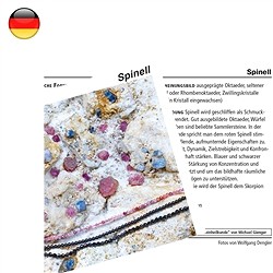 1545702000 Mineralienkarte Spinell  (VE mit 10 Stück) | Edelsteine, Heilsteine & Schmuck