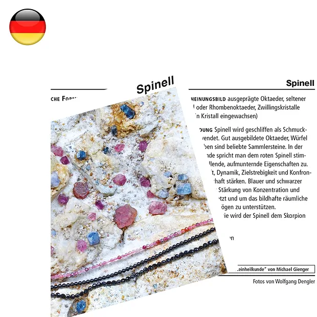 Mineral Card Spinel (PU with 10 pieces) | wholesaler gems & healing stones