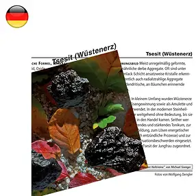 Mineral Card Tsesite, 10 pcs./ PU | wholesaler gems, healing stones & jewelry