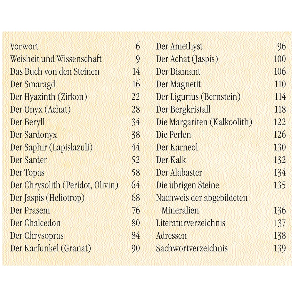 Gienger, Michael : "Les pierres médicinales de Hildegard von Bingen". | Marco Schreier