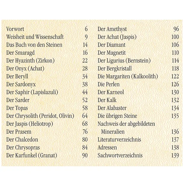 Gienger, Michael : "Les pierres médicinales de Hildegard von Bingen". | Marco Schreier