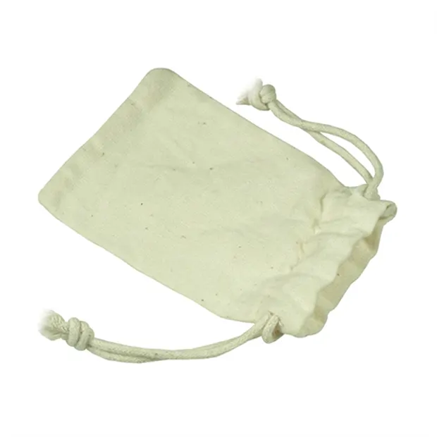 Cotton bag, 10 x 13.5cm (50 pcs./ PU) | wholesale gems, healing stones & jewelry
