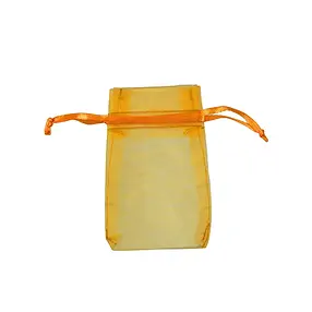Sachet en organza, 06 x 10cm, Or (50 pcs/UC) | Marco Schreier
