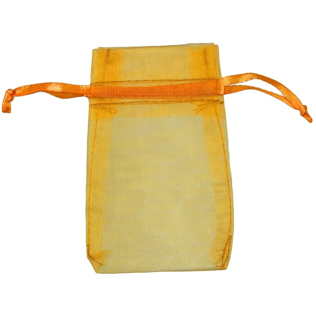 Organza bag, 14 x 20cm, gold (50 pcs./ PU) | wholesaler gems & healing stones