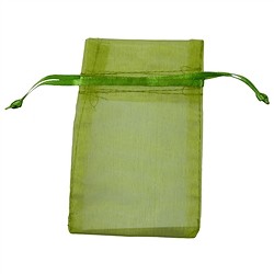 1801102203 Organza-Beutel, 14 x 20cm, oliv (50 St./VE) | Edelsteine, Heilsteine & Schmuck