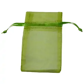 Organza-Beutel, 14 x 20cm, oliv (50 St./VE) | Edelsteine, Heilsteine & Schmuck
