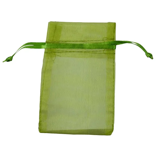 Organza-Beutel, 14 x 20cm, oliv (50 St./VE) | Edelsteine, Heilsteine & Schmuck