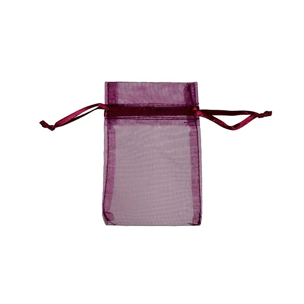 Organza-Beutel, 06 x 10cm, weinrot (50 St./VE) | Marco Schreier