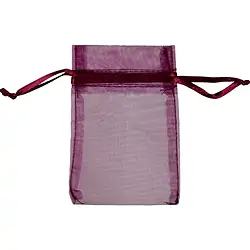 1801102303 Organza-Beutel, 14 x 20cm, weinrot (50 St./VE) | Marco Schreier