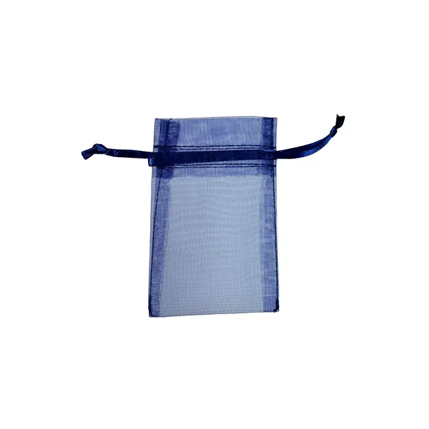 Sacchetto in organza, 06 x 10 cm, blu scuro (50 pz./confezione) | Marco Schreier